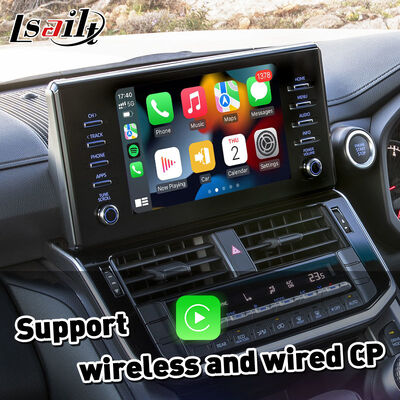 Antarmuka Android Auto Carplay Nirkabel Lsailt untuk Toyota Land Cruiser 300 GX GXL AX LC300 2021-2024