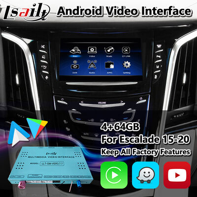 Lsait Android Navigation Multimedia Video Interface untuk Sistem CUE Cadillac Escalade 2015-2020 dengan Carplay