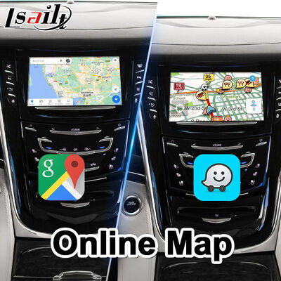Lsait Android Navigation Multimedia Video Interface untuk Sistem CUE Cadillac Escalade 2015-2020 dengan Carplay