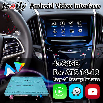 Antarmuka Video Navigasi Android Lsailt untuk Sistem CUE Cadillac ATS 2014-2019 Dengan Carplay