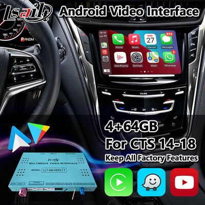 Lsailt Android Carplay Multimedia Video Interface untuk 2013-2019 Cadillac CTS CUE System