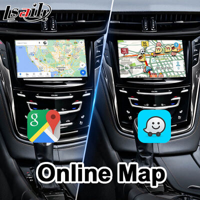 Lsailt Android GPS Navigasi Video Interface untuk 2013-2019 Cadillac CTS CUE System dengan Carplay