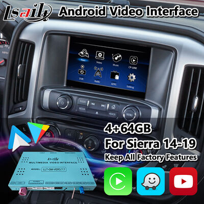 Antarmuka Navigasi Video Android Mobil Lsailt untuk Sistem Intellilink GMC Sierra 1500 2500 3500 2014-2019