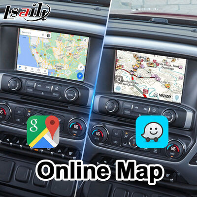 Lsailt Android Multimedia Video Interface untuk 2014-2019 GMC Sierra 1500 2500 3500 Sistem Intellilink dengan Carplay