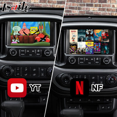 Lsailt Android Carplay antarmuka video untuk 2015-2020 GMC Canyon Intellilink System