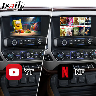 Antarmuka Multimedia Android Carplay Chevrolet Silverado Dengan Android Auto Nirkabel