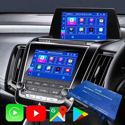 Kotak Antarmuka OEM Terintegrasi dan Android CarPlay untuk Crown S220 2018-2022 dengan Android Auto, YouTube, Netflix, Google Play