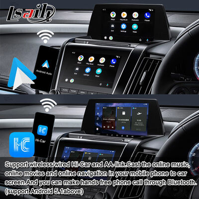 Modul Peningkatan Multimedia Android 13 untuk Crown S220 2018-2022 Integrasi OEM Wireless CarPlay, Android Auto, YouTube, NetFlix, Google Play