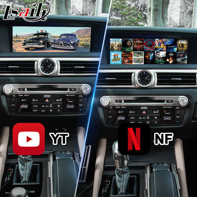 Lsailt Android Car Multimedia Interface untuk Lexus GS300h GS200t GS350 GS450h GSF GS L10 2016-2020