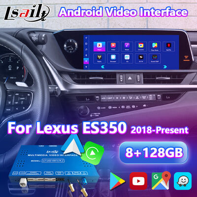4+64GB Antarmuka Video Navigasi Android Lsalit Untuk Lexus ES300H ES350
