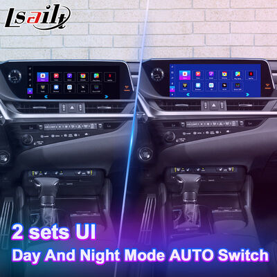 4+64GB Antarmuka Video Navigasi Android Lsalit Untuk Lexus ES300H ES350