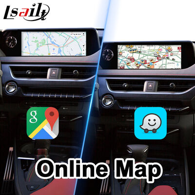 Lsailt Android 9.0 Antarmuka Video Multimedia Kotak Navigasi GPS Untuk Kontrol Touchpad Lexus UX200
