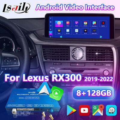 Antarmuka Video Android Carplay Lsailt untuk Lexus RX 300 350 350L 450h 450hL F Sport 2019-2022
