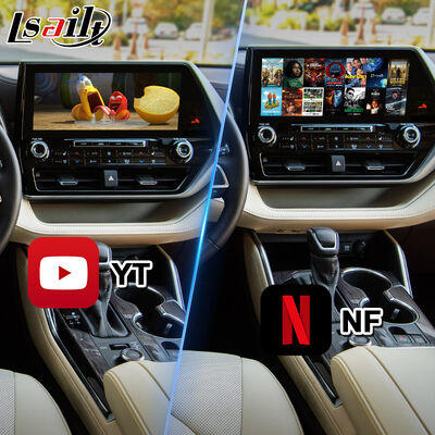 Lsailt Android Car Navigation Multimedia Video Interface untuk Toyota Highlander 2020.