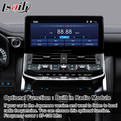 Lsailt Android Navigation Carplay Interface untuk 2021-2024 Toyota Land Cruiser 300 GX-R VX-R GR GR-S Sahara ZX VX LC300