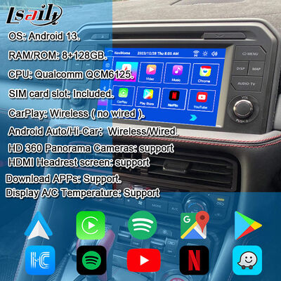 NISSAN Multimedia Interface OEM Android Upgrade untuk GT-R 2017+Integrated Wireless CarPlay, YouTube, NetFlix,Android Auto