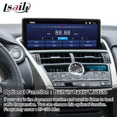 Lsailt Layar Antarmuka Video Multimedia Android Carplay 10.25 Inci untuk 2017-2021 Lexus NX 300h NX200 NX300 NX300h