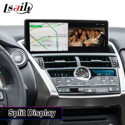 Lsailt Layar Antarmuka Video Multimedia Android Carplay 10.25 Inci untuk 2017-2021 Lexus NX 300h NX200 NX300 NX300h