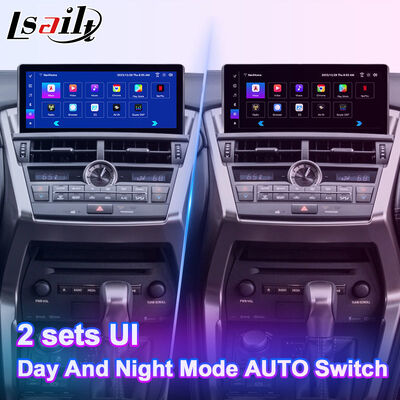 Layar Antarmuka Multimedia Android Carplay Lsailt untuk Lexus NX Knob NX200t NX300h 2014-2017