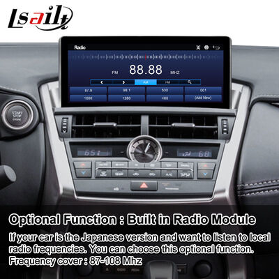 Layar Antarmuka Multimedia Android Carplay Lsailt untuk Lexus NX Knob NX200t NX300h 2014-2017