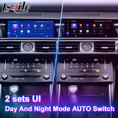 Lsailt 10,25 Inch Android Carplay Multimedia Screen untuk 2013-2020 Lexus IS Knob IS250 IS200t IS300 IS300h IS350