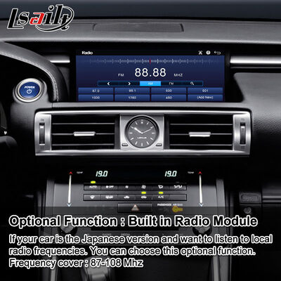 Lsailt 10,25 Inch Android Carplay Multimedia Screen untuk 2013-2020 Lexus IS Knob IS250 IS200t IS300 IS300h IS350