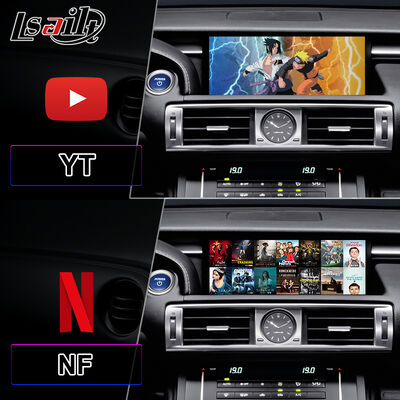 Lsailt 10,25 Inch Android Carplay Multimedia Screen untuk 2013-2020 Lexus IS Knob IS250 IS200t IS300 IS300h IS350