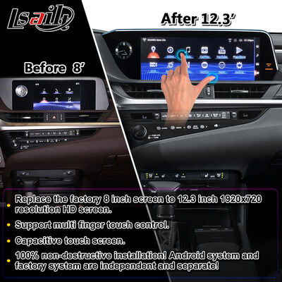 Lsailt Android Carplay Multimedia Interface Screen untuk 2018-2021 Lexus ES 250 ES300h ES350 ES250