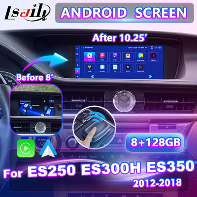 Lsailt Android Navigasi Multimedia Screen untuk 2012-2018 Lexus ES 300h ES250 ES350 ES300H