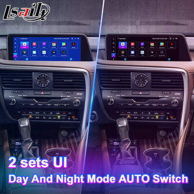 Layar Carplay Multimedia Android Lsailt untuk 2016-2019 Lexus RX RX450h RX350 RX200t RX300 RX450L RX350L