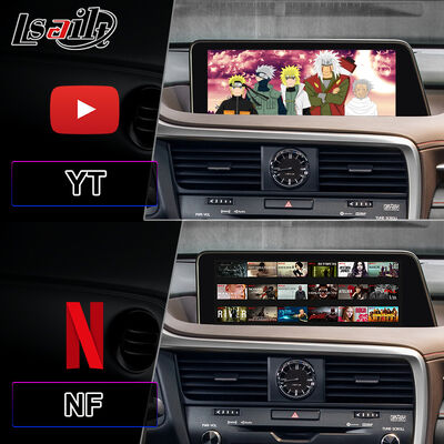 Layar Carplay Multimedia Android Lsailt untuk 2016-2019 Lexus RX RX450h RX350 RX200t RX300 RX450L RX350L