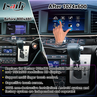 Lsailt Android Carplay Multimedia Screen untuk 2010-2020 Nissan Elgrand E52