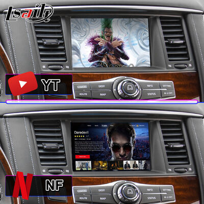 Layar Multimedia Android Carplay Lsailt untuk Infiniti QX80 QX56 2010-2017