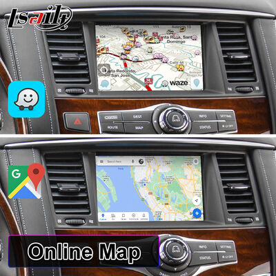 Layar Multimedia Android Carplay Lsailt untuk Infiniti QX80 QX56 2010-2017