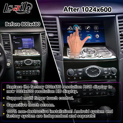 Lsailt Android Carplay Multimedia Screen untuk 2008-2017 Infiniti FX35 FX37 FX50 FX30D FX QX70