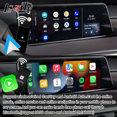 CarPlay/Android Multimedia System Lexus Video Interface untuk RX450H RX350 12.3 Inch 2016-2021 Terintegrasi YouTube, NetFlix,Android Auto
