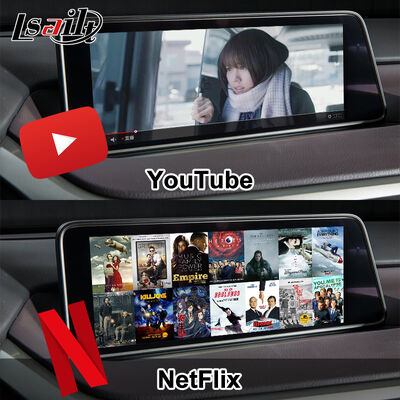 CarPlay/Android Multimedia System Lexus Video Interface untuk RX450H RX350 12.3 Inch 2016-2021 Terintegrasi YouTube, NetFlix,Android Auto