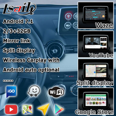 Mazda 2 Demio Android 7.1 Car Navigation Box antarmuka video opsional carplay android auto