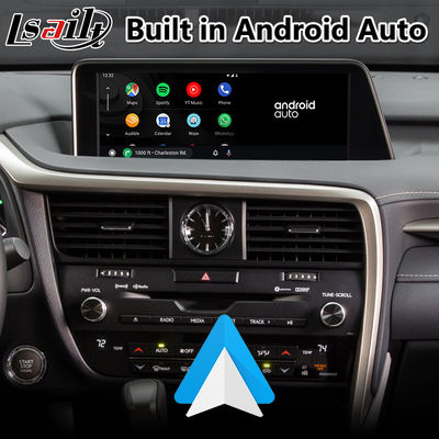 Antarmuka Carplay Android PX6 4GB untuk Kontrol Mouse Lexus RX350 / RX450H HDMI Android Auto
