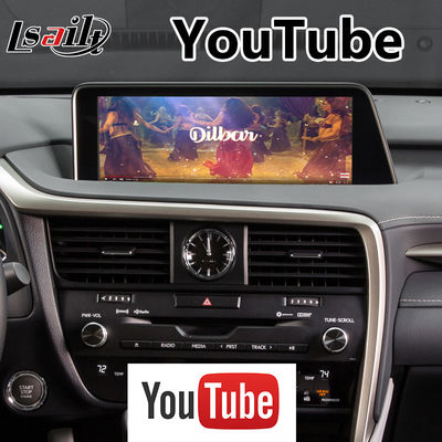 Antarmuka Carplay Android PX6 4GB untuk Kontrol Mouse Lexus RX350 / RX450H HDMI Android Auto