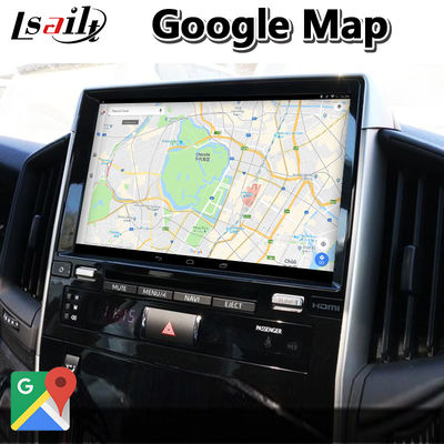 Antarmuka Video Carplay Android 4+64GB untuk Toyota Land Cruiser LC200 LC-GT GXR 2018-2021 Touch 3