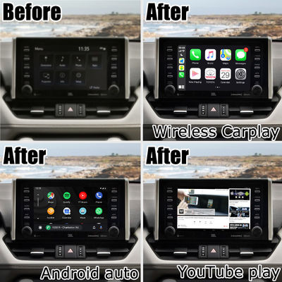 8+128GB Android 13 Carplay Android Interface Untuk Toyoat RAV4 2019 Untuk Hadirkan Touch N Go 3