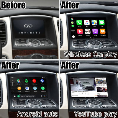 Infiniti QX50 / EX EX35 EX37 Mobil android 13 Kotak antarmuka sistem Dengan carplay android auto display Lsailt