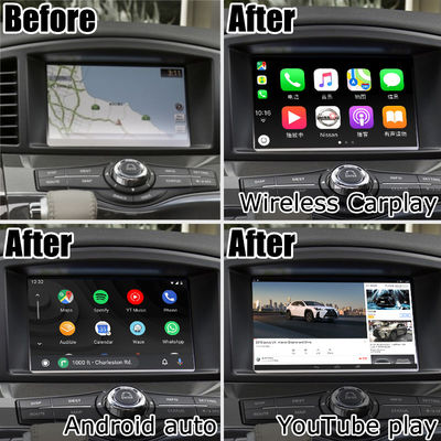Nissan Elgrand Quest E52 Android 13 antarmuka video Box carplay android auto module 8+128