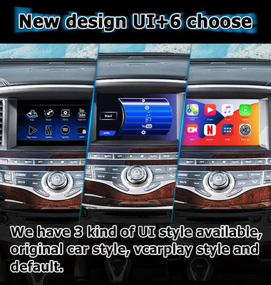 Infiniti QX60 GPS Android Auto Carplay Sistem Navigasi Multimedia Antarmuka Android 11 8+128GB