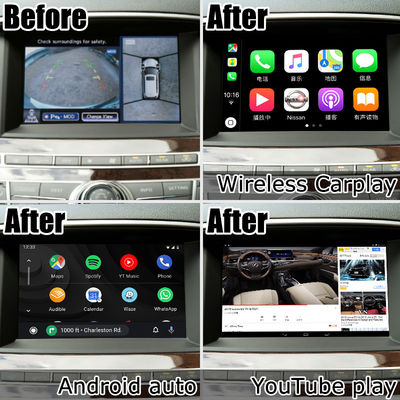 Infiniti QX60 GPS Android Auto Carplay Sistem Navigasi Multimedia Antarmuka Android 11 8+128GB