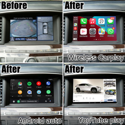 Android 13 Carplay interface Box Yandex Navi Untuk Infiniti QX60 / JX35 Qualcomm 8+128 sistem