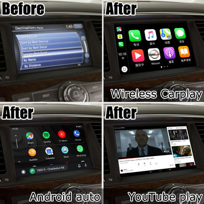 Infiniti QX80 / QX56 Android Auto Carplay Antarmuka berbasis Qualcomm 8+128