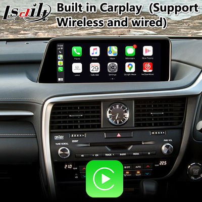 Antarmuka Video Multimedia Android Lsailt 4+64GB untuk Lexus RX 200t RX350 RX450H 2016-2019