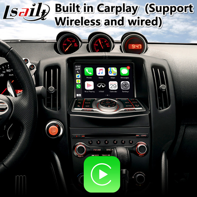 Lsailt 4 64GB Android Antarmuka Video Multimedia Carplay Untuk Nissan 370Z